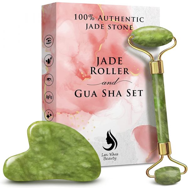 Jade Roller and Gua Sha Set