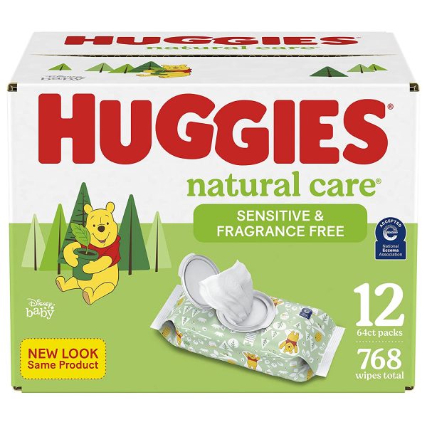 Baby Wipes, Huggies Natural Care Sensitive Baby Diaper