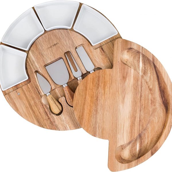 Cheese Board Set - Charcuterie Board Set and Cheese Serving Platter
