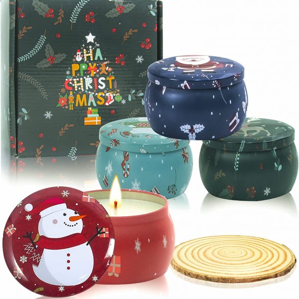 Christmas Scented Candles Gifts Set for Women