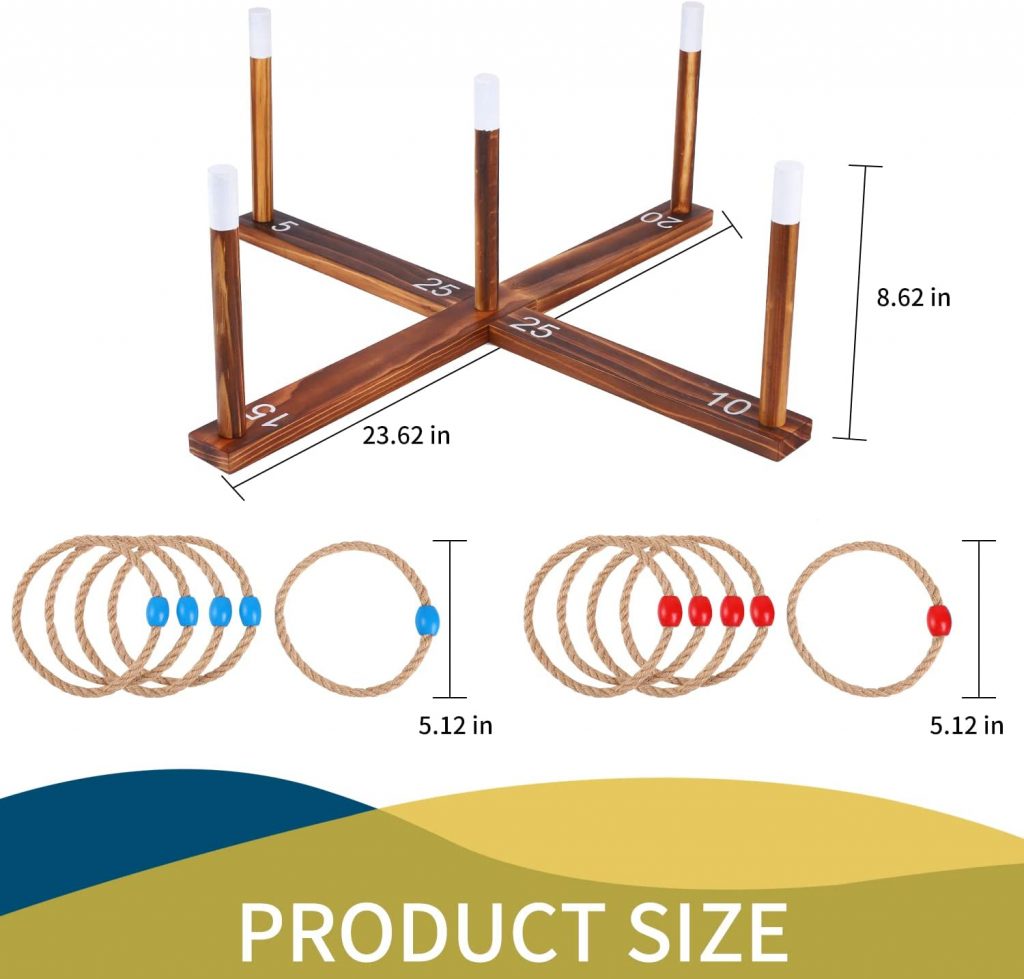 Dippyy Large Ring Toss Game for Kids Flippy Retail