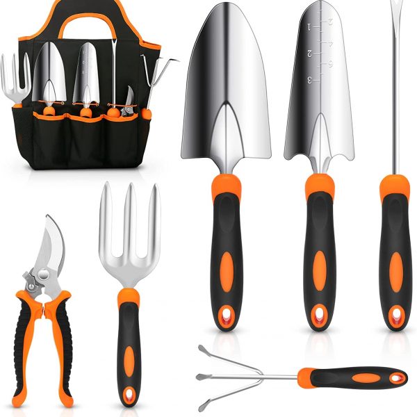 CHRYZTAL Stainless Steel Heavy Duty Gardening Tool Set