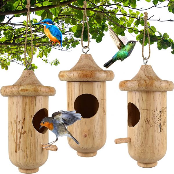 Hummingbird House for Outside Hanging