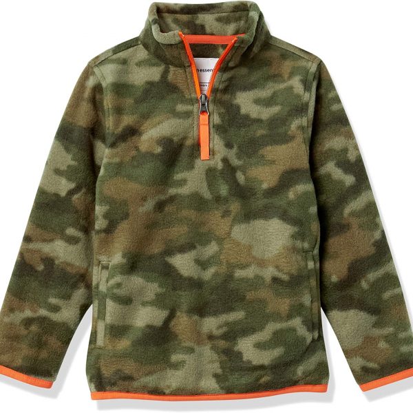 Boys and Toddlers' Polar Fleece Quarter-Zip Pullover Jacket