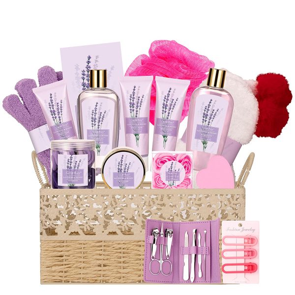 Large Spa Basket 26Pcs Spa Kit Unique Gifts for women