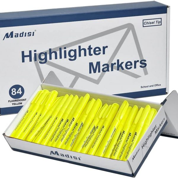 Madisi Highlighters Bulk Pack