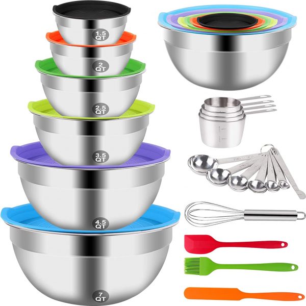 Mixing Bowls with Lid Set