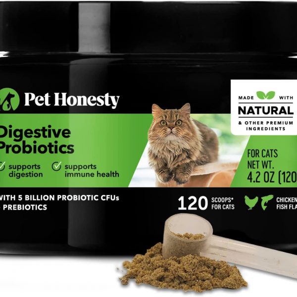 Pet Honesty Digestive Probiotics Max Strength for Cats Supplement