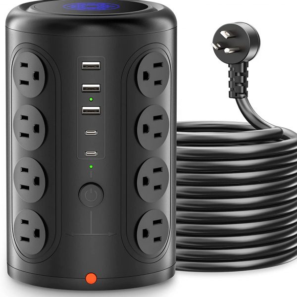 Surge Protector Power Strip 10 FT Cord