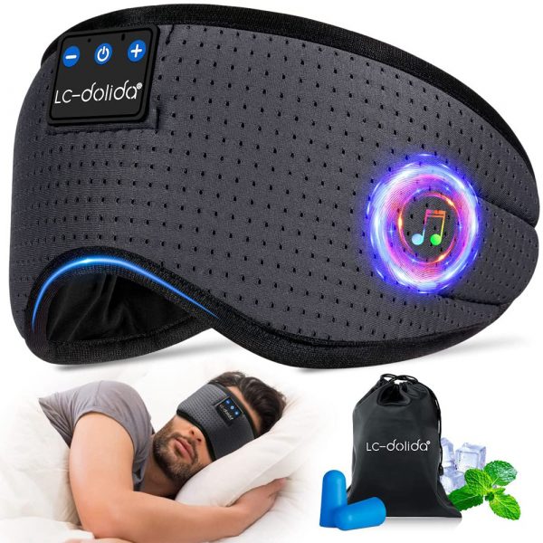 Bluetooth Sleep Mask with Headphones