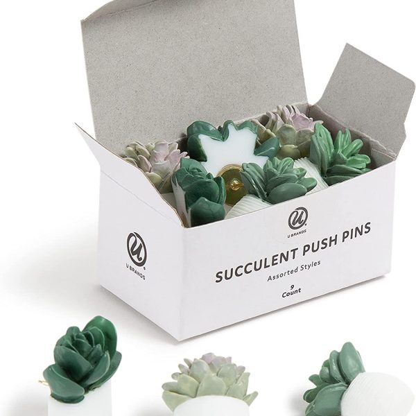 U Brands Succulent Push Pins Set