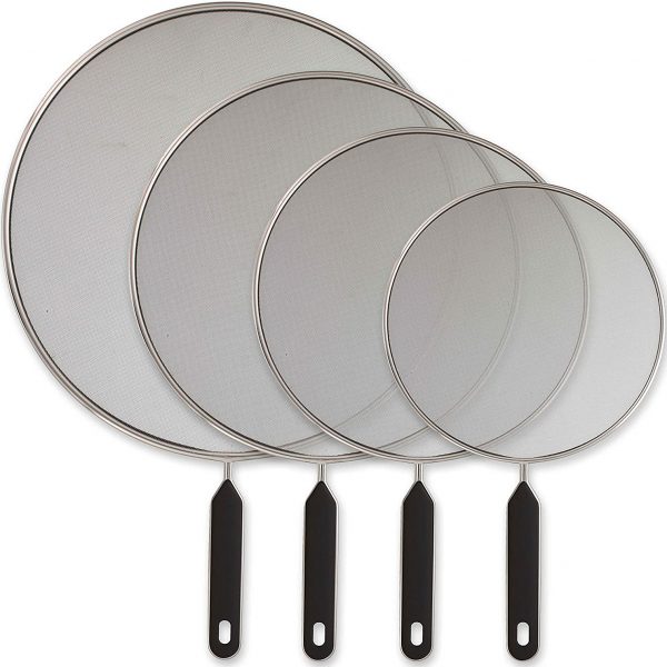 U.S. Kitchen Supply Set of 4 Classic Splatter Screens